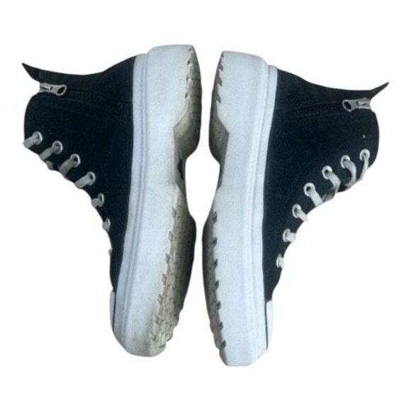 Converse Lugged Lift Kids High Top Shoes Size 5 Platform Zipper Lace Up Sneakers - Picture 5 of 11